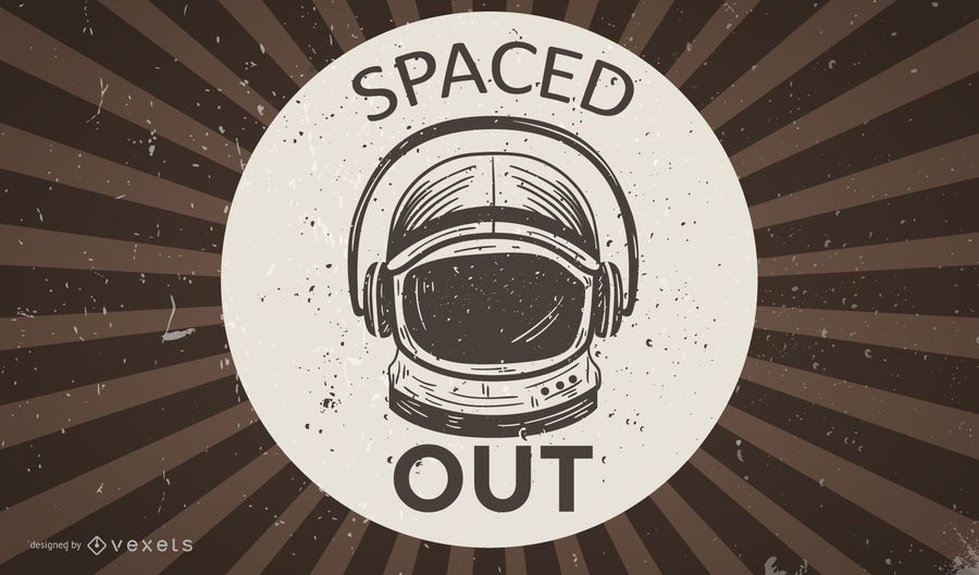 Spaced Out Illustration Spaced Out Illustration