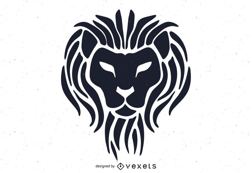 Modelo de logotipo de cabeça de leão Modelo de logotipo de cabeça de leão