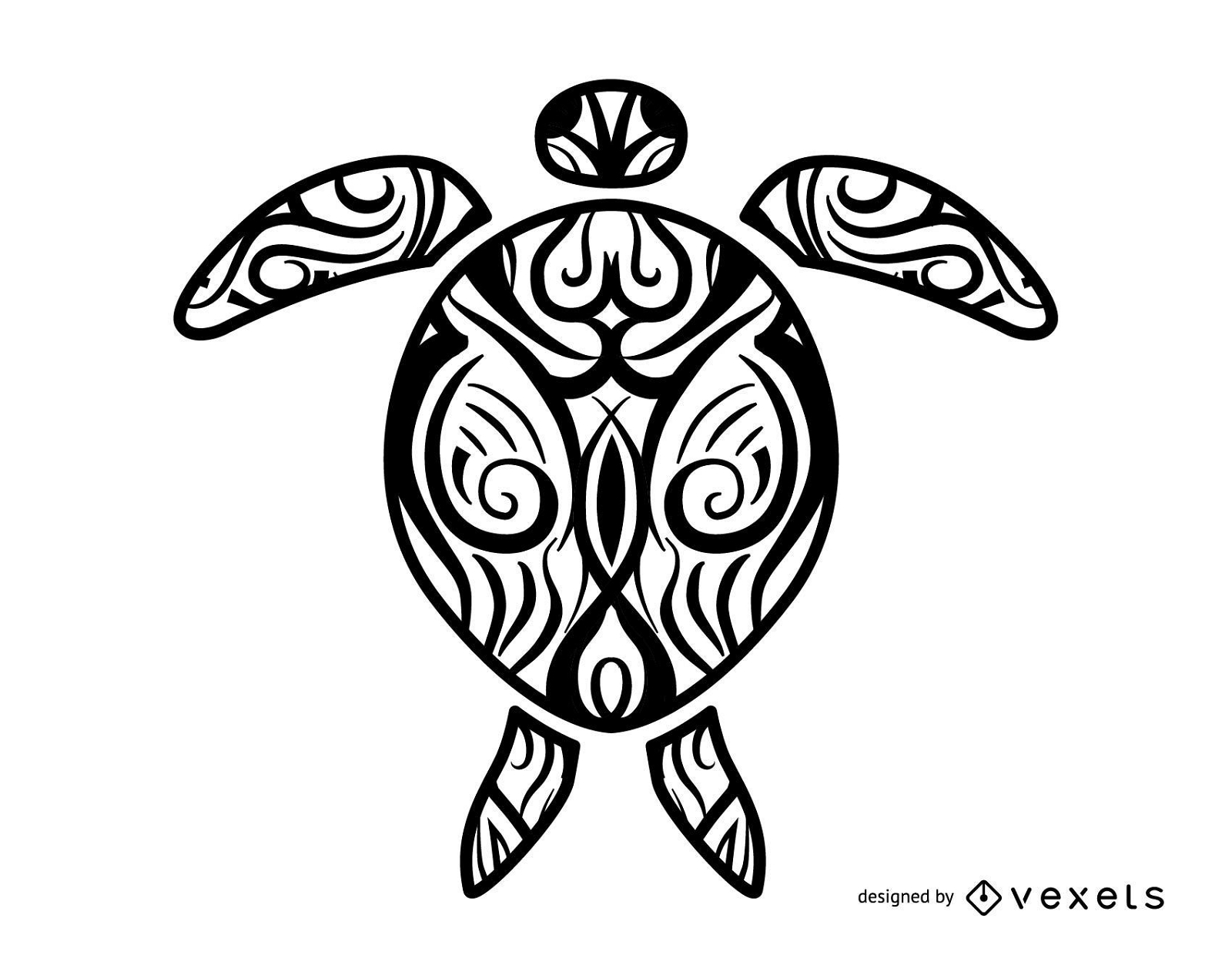 Imagen vectorial de tortuga