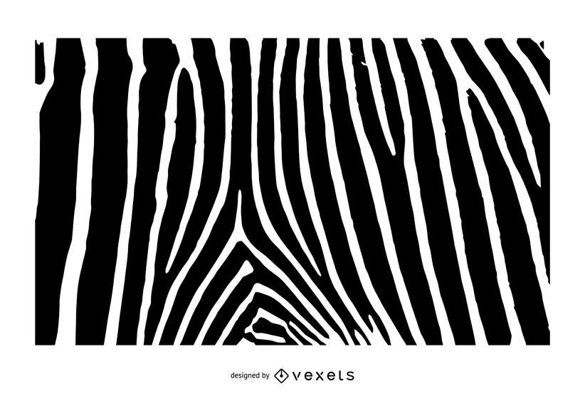 Impressão da zebra Impressão da zebra