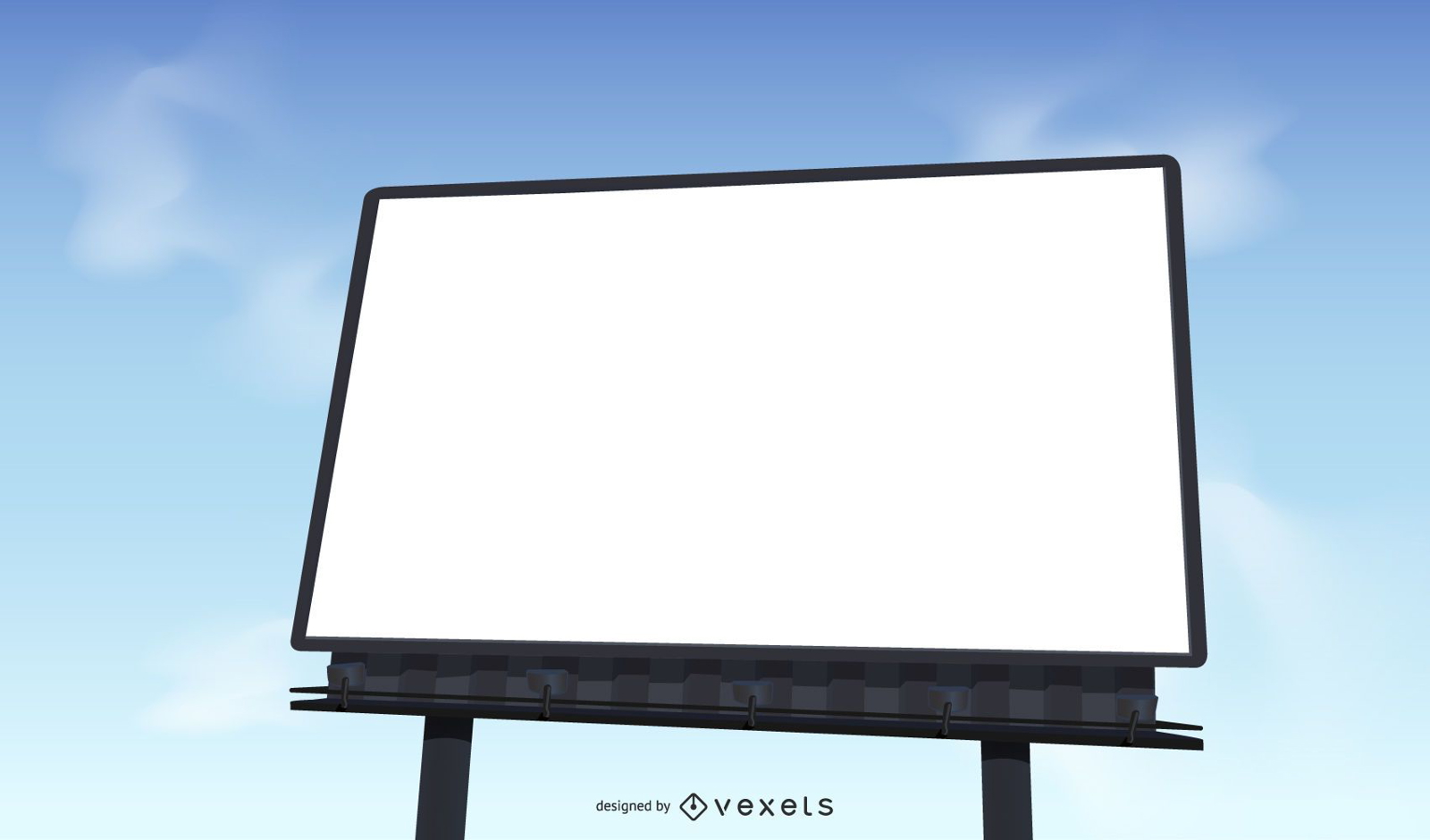 Werbe Billboard Vorlage