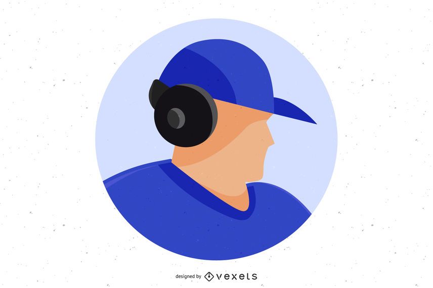 Boy With Cap Vector Boy With Cap Vector