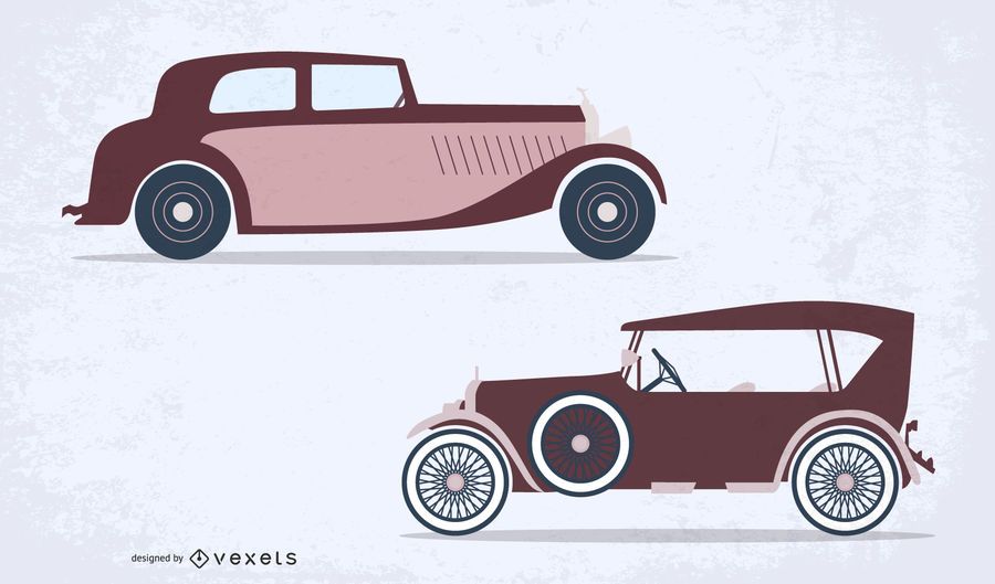 Vector de coche viejo Vector de coche viejo