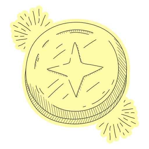 Ilustração fofa de gorro de tricô Desenho PNG