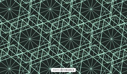 Abstraktes geometrisches hexagonales Muster