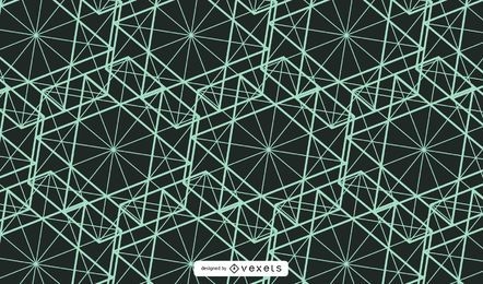Padrão Geométrico Abstrato Hexagonal