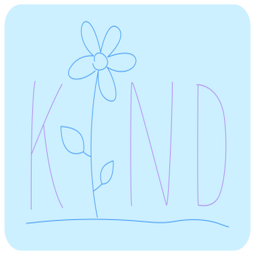 Design floral com citação encantadora e gentil Desenho PNG