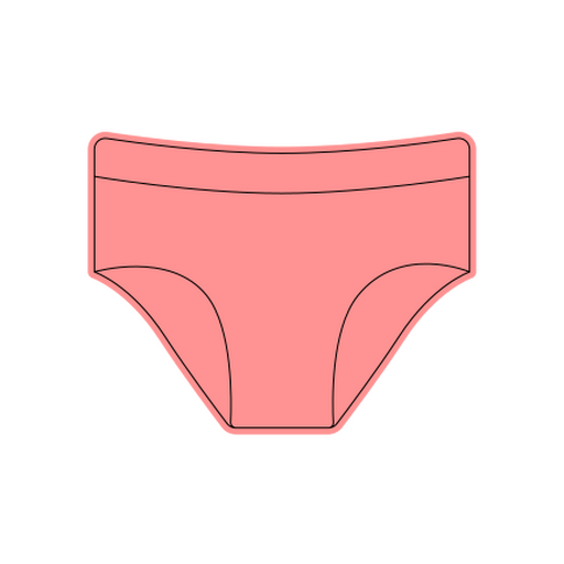 Design de roupa íntima feminina estilosa Desenho PNG