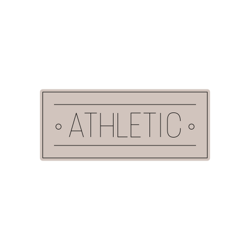 Design atlético elegante Desenho PNG