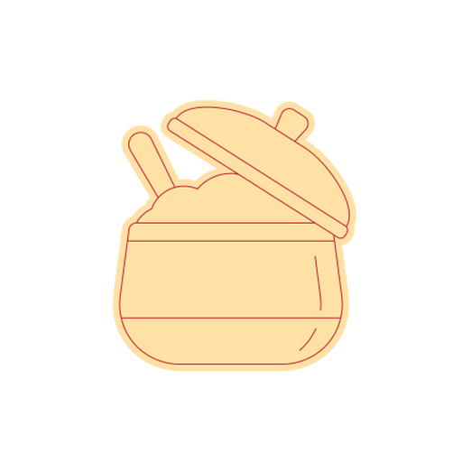 Design lúdico de recipiente para sorvete Desenho PNG