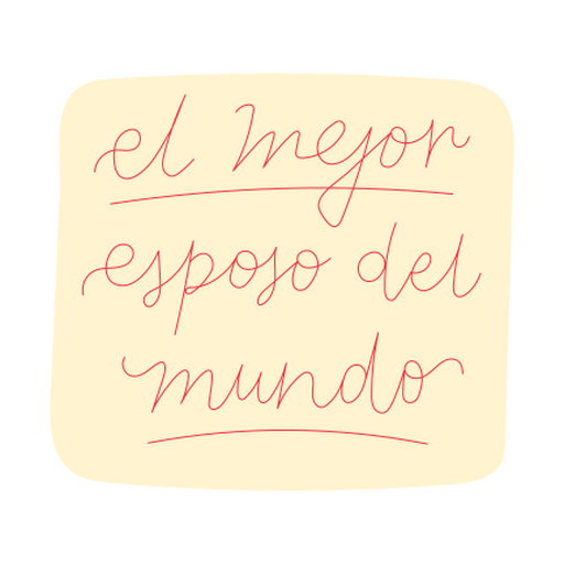 Diseño de cita encantadora para el mejor esposo. Diseño PNG