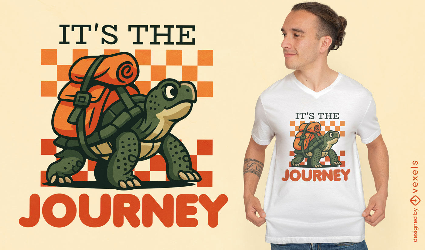 Diseño de camiseta para excursión con tortugas