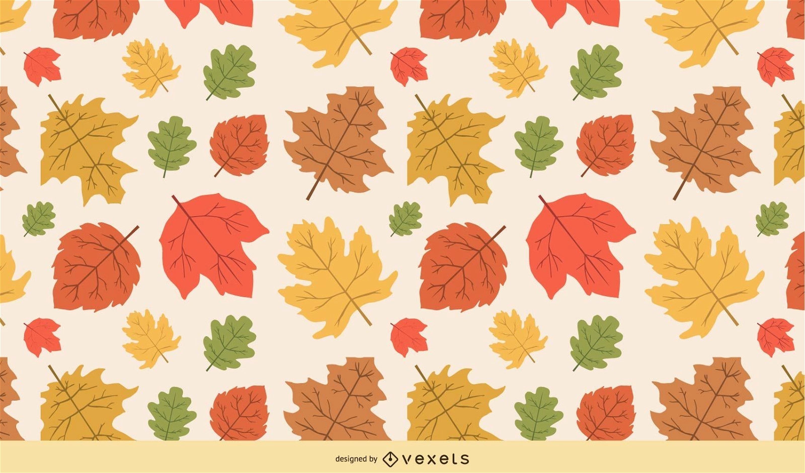 Vector de hojas de otoño 1