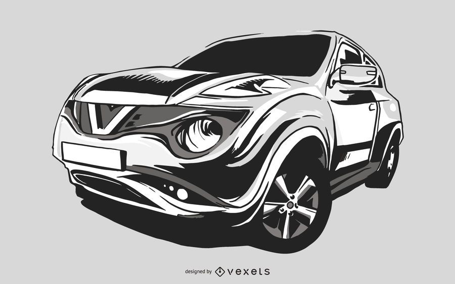 Imagen vectorial de coche deportivo Imagen vectorial de coche deportivo