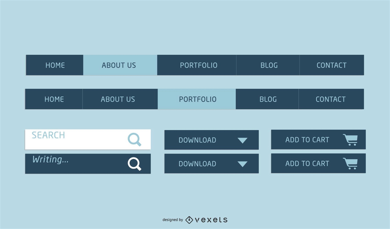 Free Vector Web Page Elements Part 1