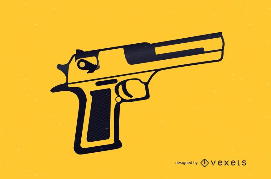 Ilustración de vector gratis pistola Ilustración de vector gratis pistola