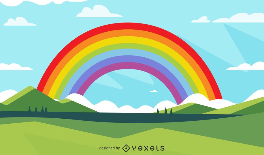 Regenbogen-Vektor Regenbogen-Vektor