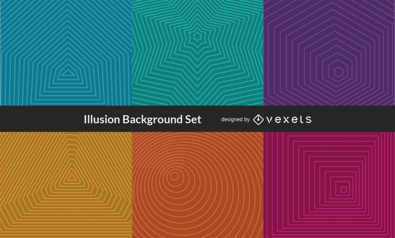 Vektor-Illusions-Hintergrund