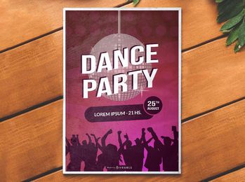 Póster Dance Party Club
