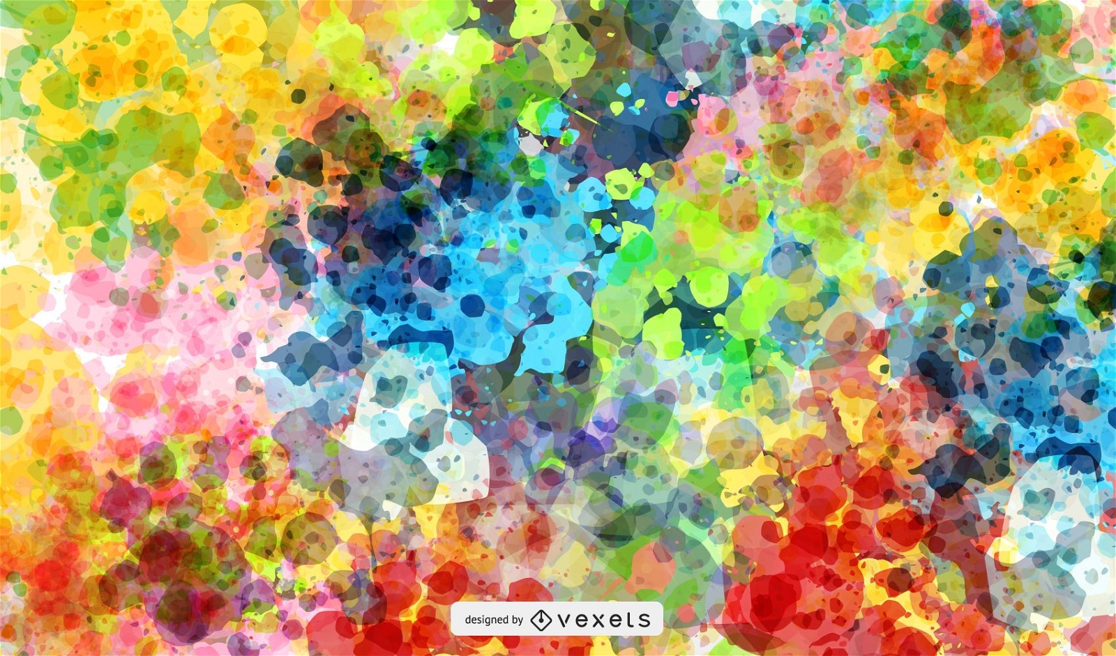 Colourful Splat Background