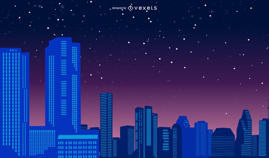 City Nightlife Vector City Nightlife Vector