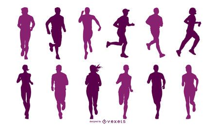 Man on the Run Action Vector