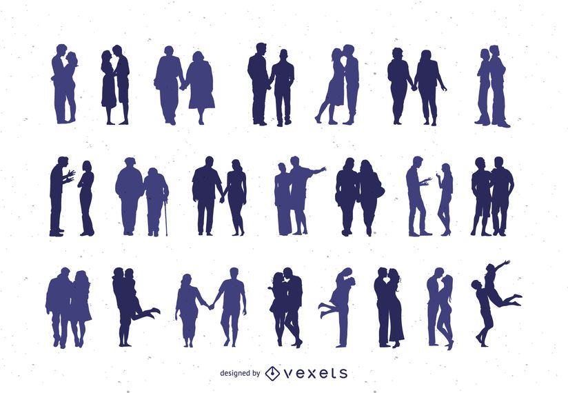 Couple Silhouette Clipart Collection Couple Silhouette Clipart Collection