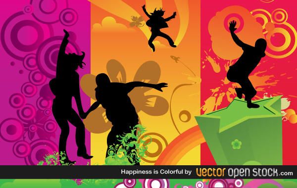 Happiness is colorful Happiness is colorful