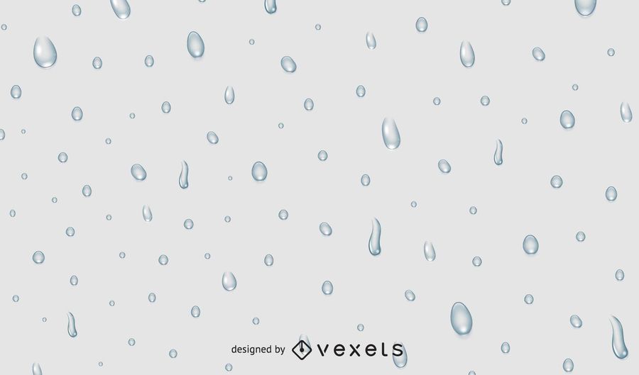 Water Drops On Grey Background Water Drops On Grey Background