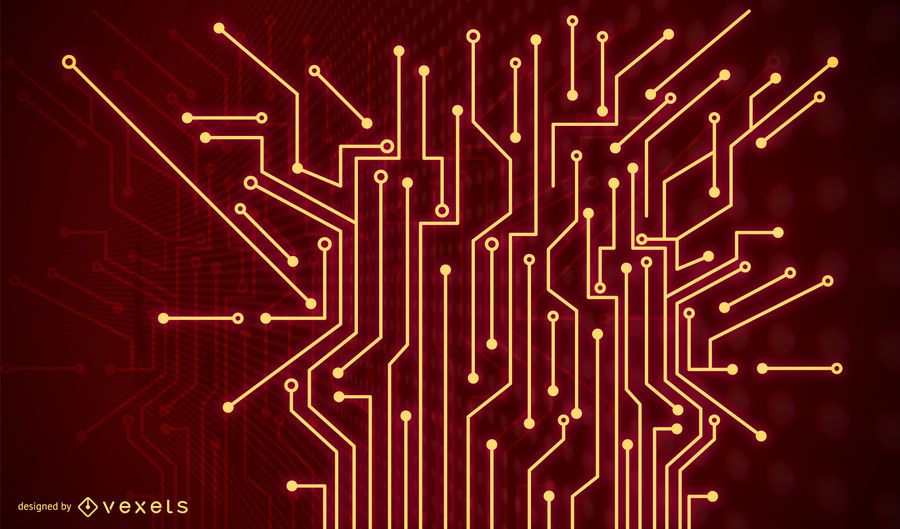 Fondo de tecnología roja Fondo de tecnología roja