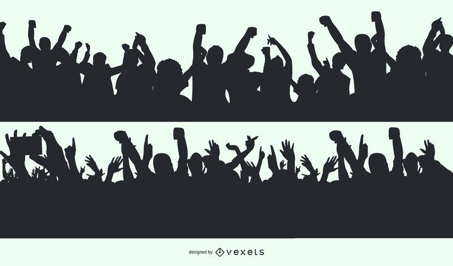 Free Vector Dancing Crowd Free Vector Dancing Crowd