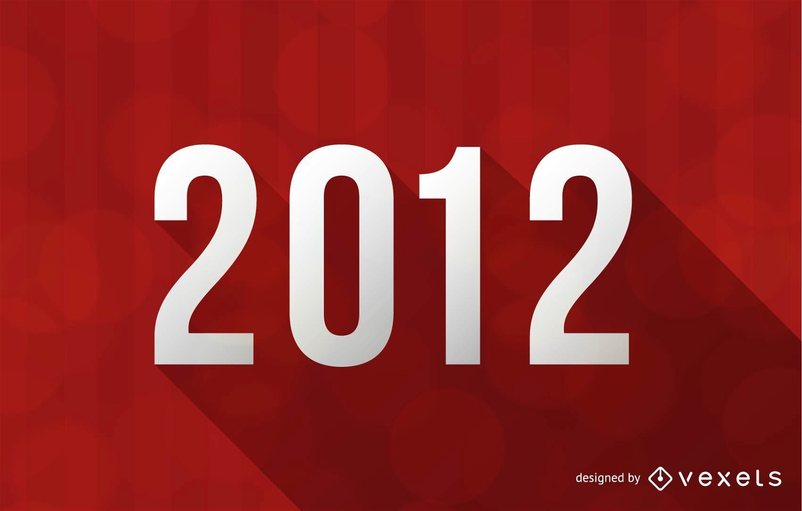 2012 año nuevo ilustración vectorial