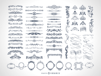 85 kostenlose Vintage Vector Ornamente 85 kostenlose Vintage Vector Ornamente