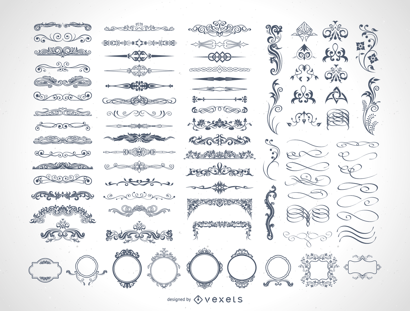 85 Free Vector ornaments