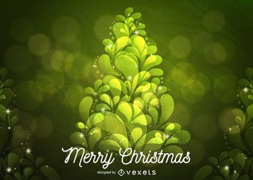 Abstract Green Christmas Tree Abstract Green Christmas Tree