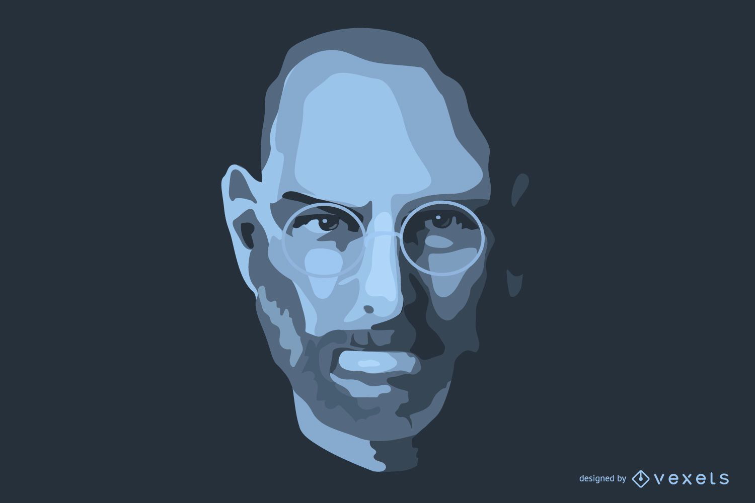 Steve Jobs In Memoriam vector
