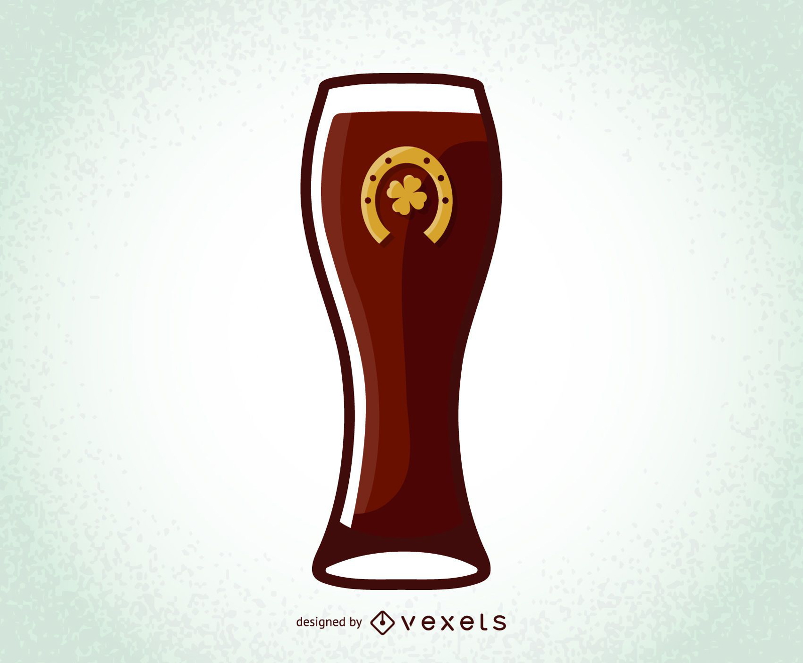 St. Patrick's Day Vector Beer Glass