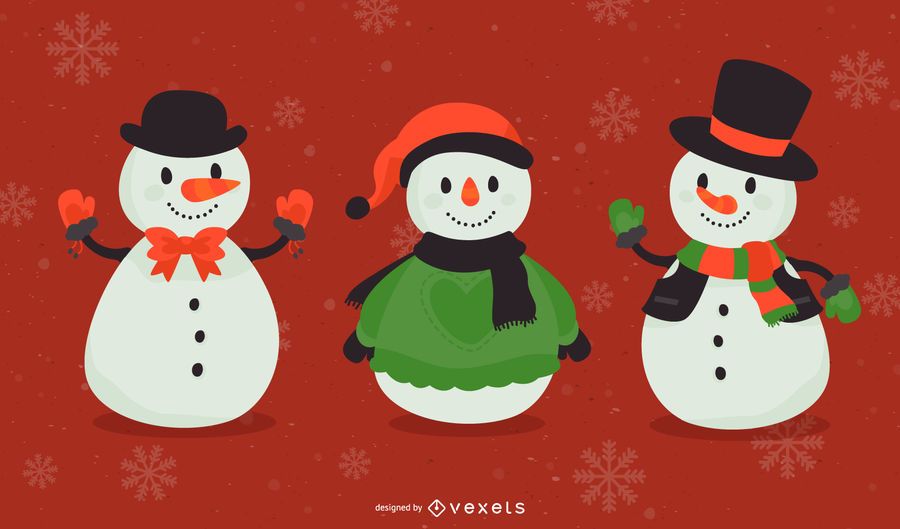 Frosty Snowman Vectors Frosty Snowman Vectors
