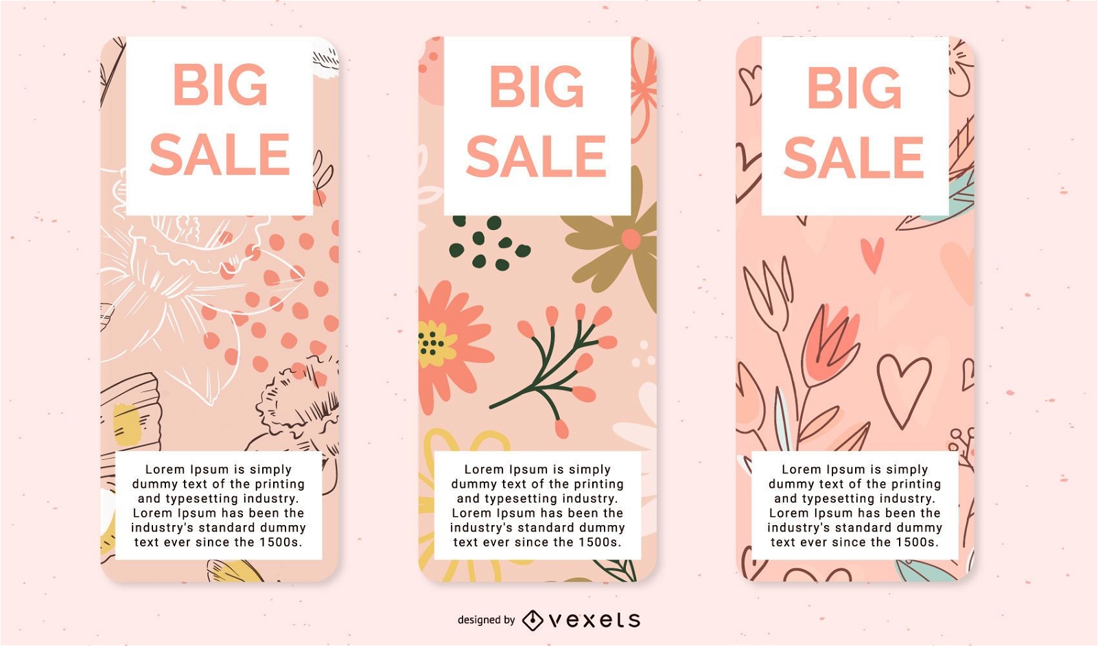 Beautiful Boxes Label Vector