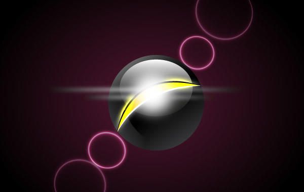 Dark Glossy Sphere Dark Glossy Sphere