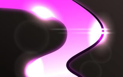 Glowing Neon Wave Background