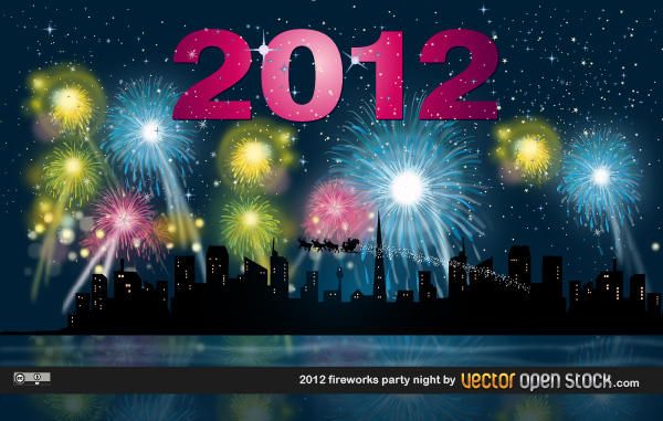2012 fireworks party night 2012 fireworks party night