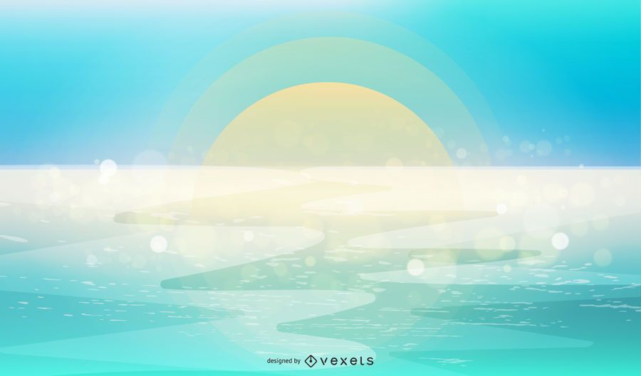 Blue Ocean Background Blue Ocean Background