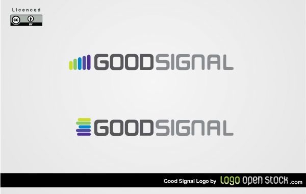 Guter Signal-Logo-Vektor