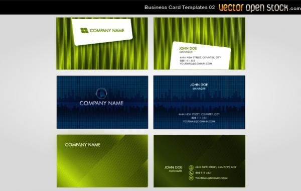 Vector Business Card Templates 02 Vector Business Card Templates 02