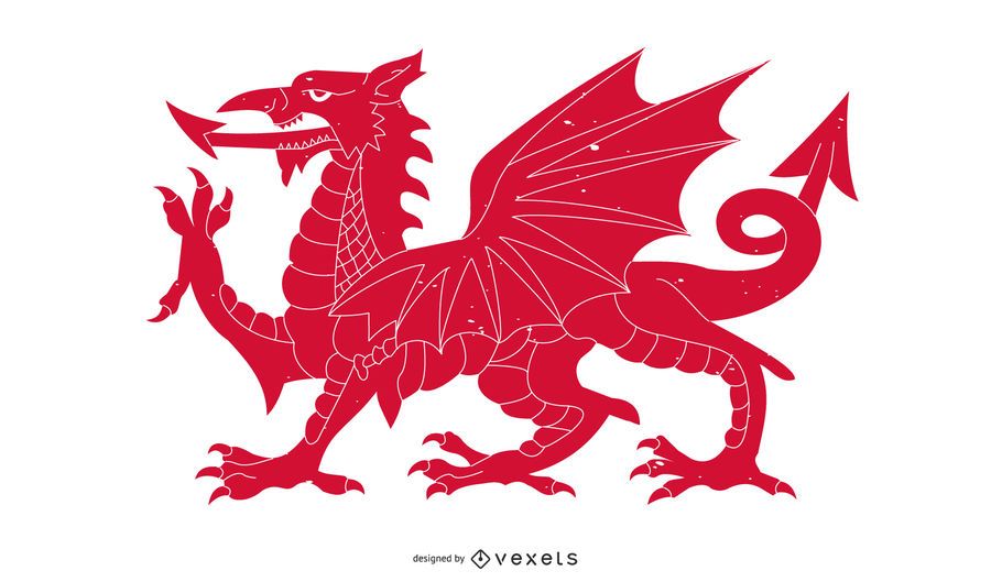 Welsh Dragon - Vector Download