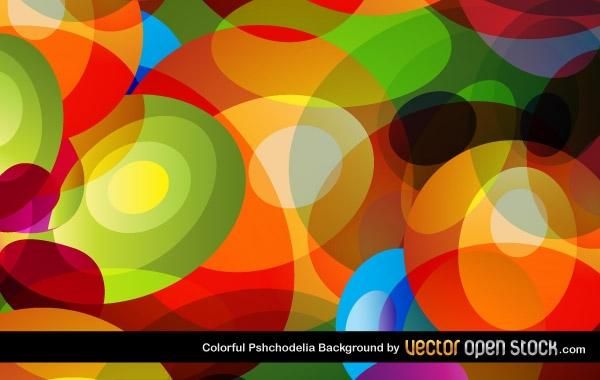 Bunter Psychodelia-Hintergrund Bunter Psychodelia-Hintergrund