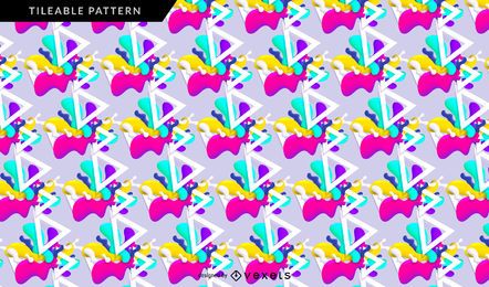 Padrão abstrato vívido
