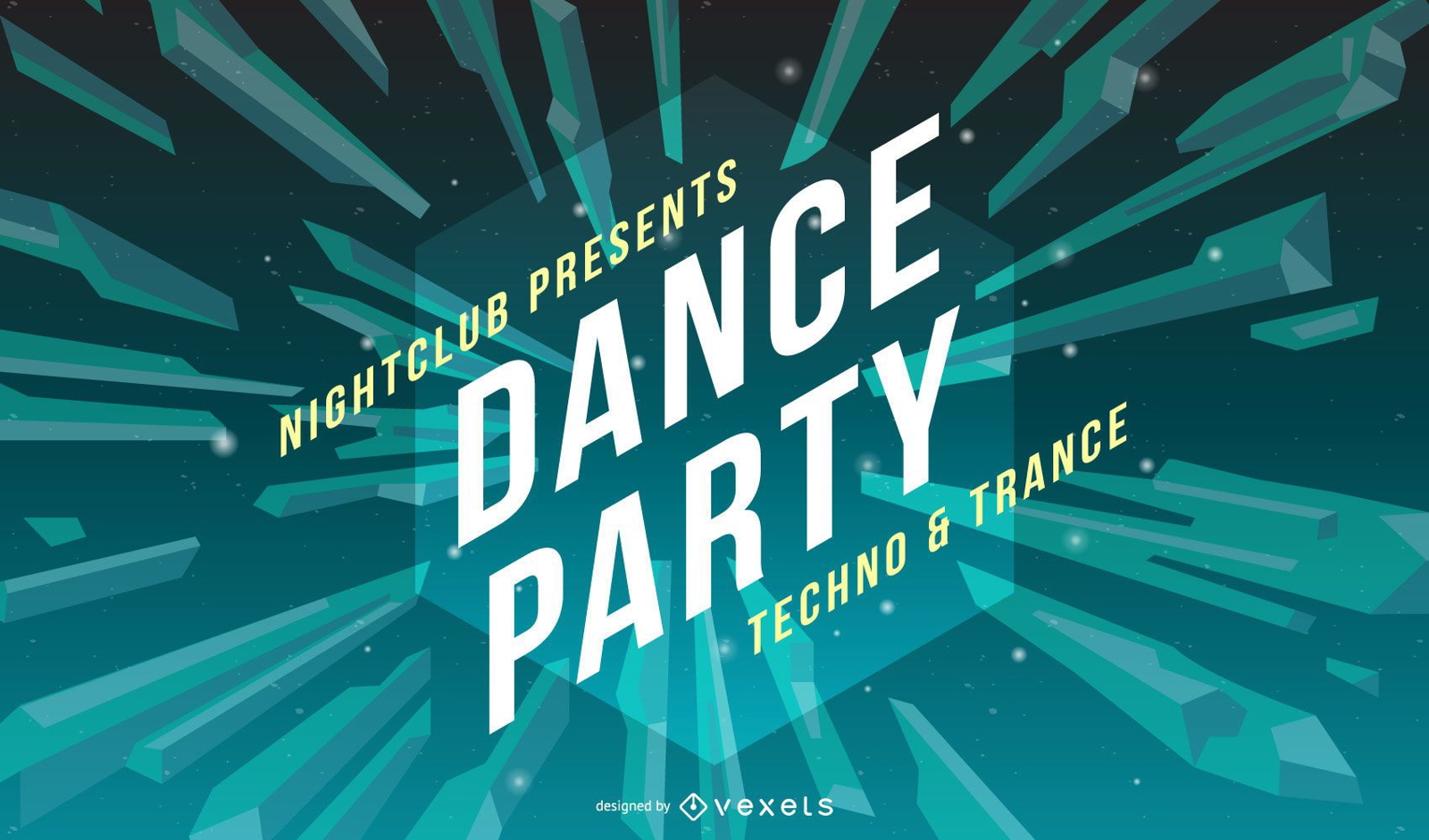 Vector dance Party illustration