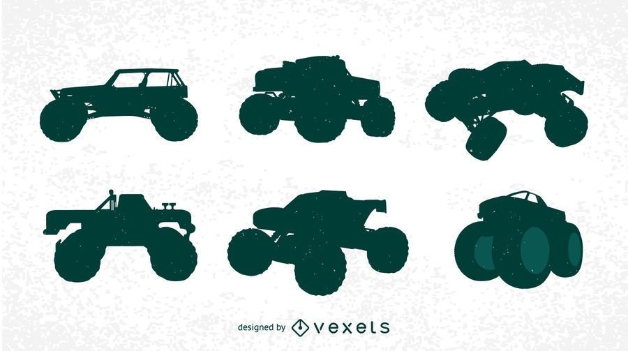 Siluetas de coches Bigfoot gratis Siluetas de coches Bigfoot gratis